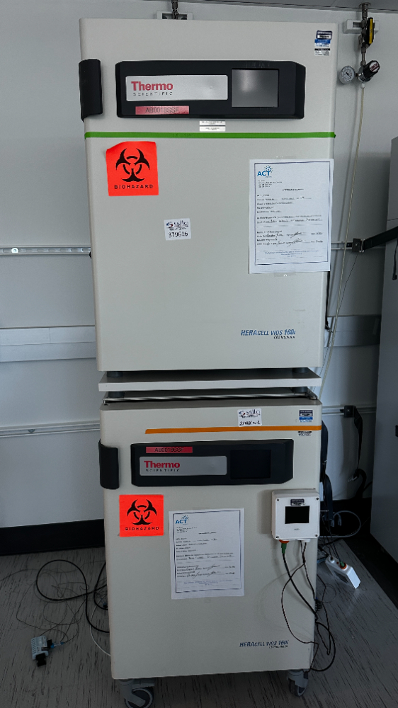 Image of Thermo Scientific Heracell Vios 160i CO2 Incubator Dual stacker